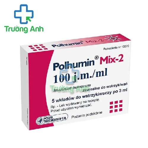 Polhumin mix-2  - Thuốc điều trị tiểu đường tuýp 1